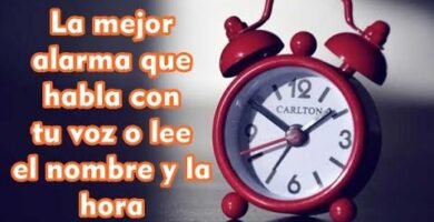 ¿Cómo activar la voz de la alarma?