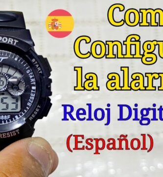¿Cómo configurar la alarma de un reloj digital?