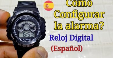 ¿Cómo configurar la alarma de un reloj digital?